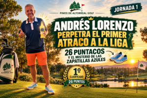 Andrés Lorenzo perpetra el primer atraco a la Liga de los Pinos: 26 puntacos y el misterio de las zapatillas azules