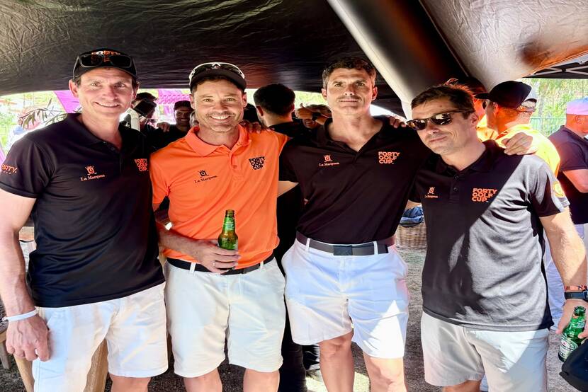 El día que Javier de Lope acabó mordiendo el polvo en el Pro-Am Forty Golf Cup