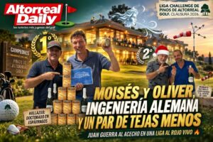 Moisés ya no engaña a nadie: Tres de tres, maquinaria alemana puesta a punto y 2 tejas menos en Altorreal