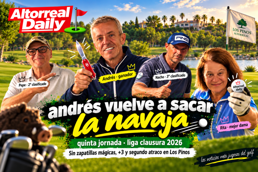 Andrés vuelve a sacar la navaja: sin zapatillas mágicas, +3 y segundo atraco en los pinos