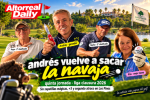 Andrés vuelve a sacar la navaja: sin zapatillas mágicas, +3 y segundo atraco en los pinos
