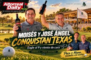 Moisés y José Ángel conquistan TEXAS SCRAMBLE: Eagle al 9, viento de cara y una sonrisa que nadie había visto.